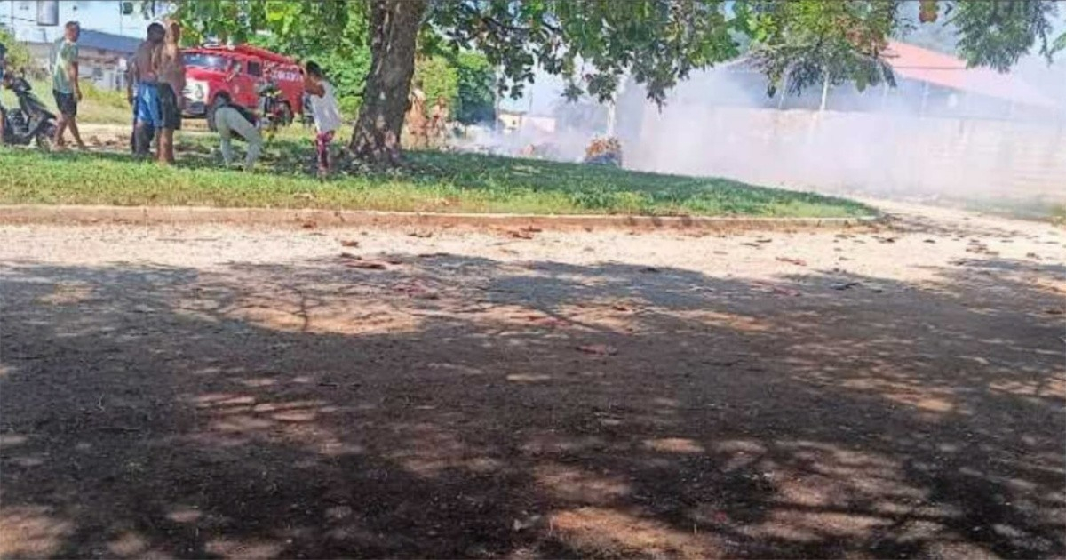 Se incendia un basurero en Santa Marta, Matanzas
