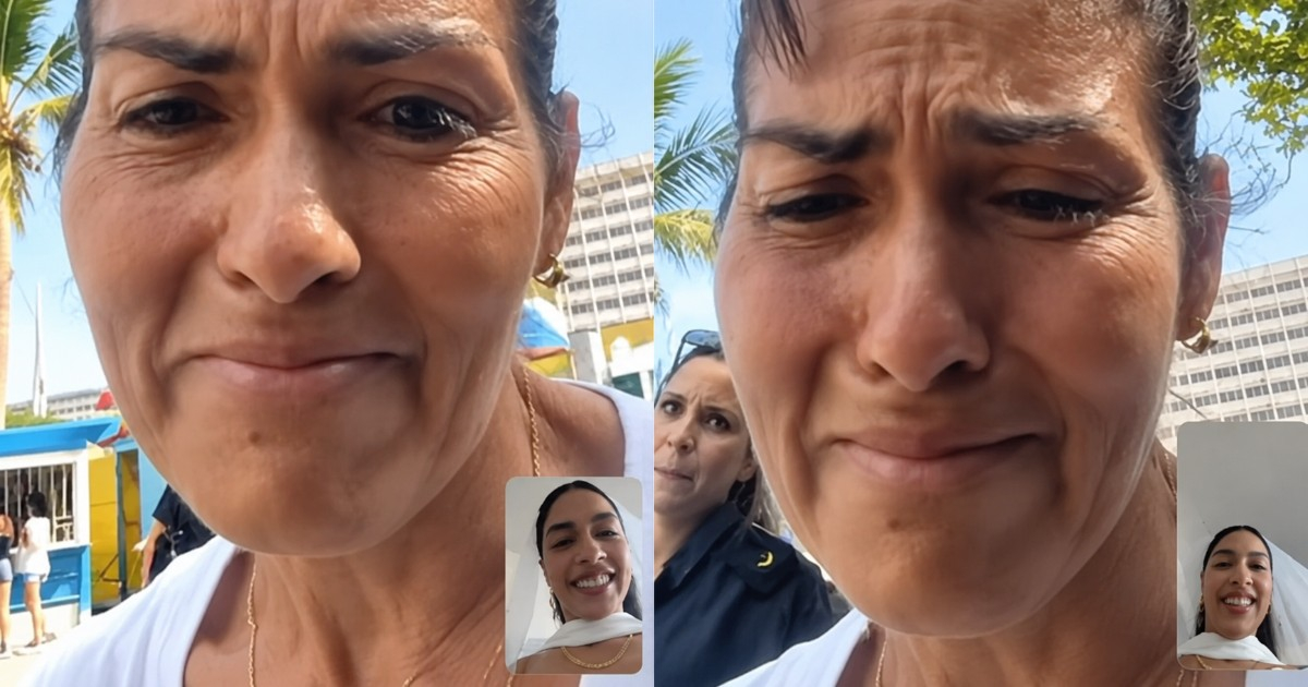 Madre en Cuba rompe a llorar al ver a su hija vestida de novia por videollamada: «Y duele» – CiberCuba
