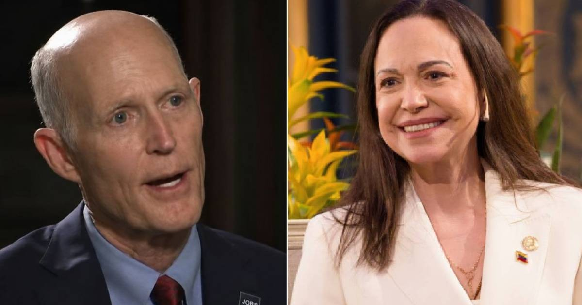 Rick Scott: «María Corina Machado tiene el apoyo del pueblo de Venezuela»