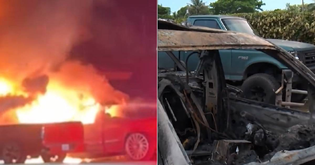 Cuatro carros quemados tras incendio en Homestead: investigan las causas