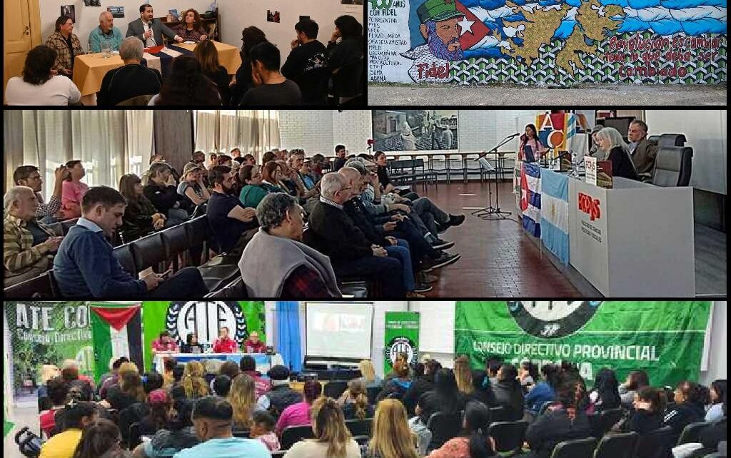“Muraleada por Cuba y Fidel” en Sarandí, municipio bonaerense de Avellaneda, Argentina – Cubainformación