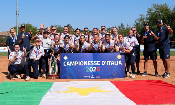 Conquista Leannelys el Scudetto en softbol femenino de Italia