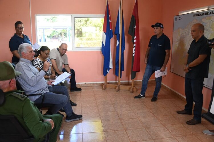 Ofrece Díaz-Canel detalles sobre estrategia integral para abasto de agua en la capital
