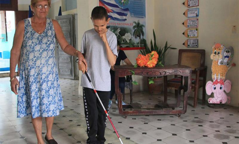 Huellas del bloqueo en la escuela especial Miguel Ángel Echemendía de Sancti Spíritus (+fotos)