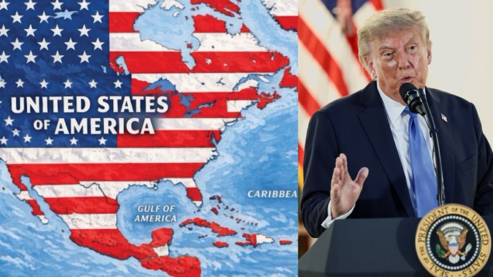 Trump plantea incluir a México, Canadá y Cuba al territorio de Estados Unidos; difunde mapa en redes – LatinUS