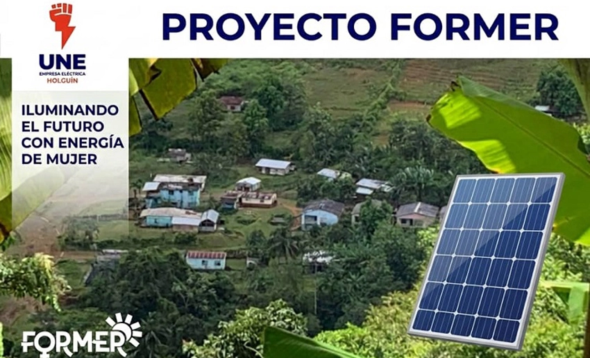 Instalan sistemas solares fotovoltaicos en comunidad rural de Cuba