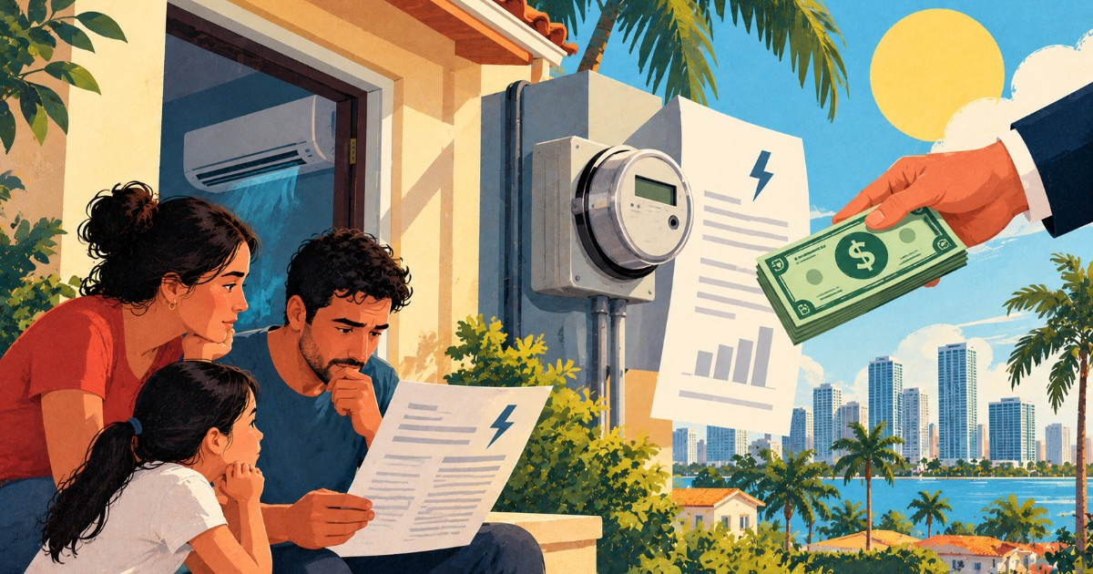 Miami-Dade ofrece hasta $2.000 para pagar la factura de electricidad: quién califica y cómo solicitar la ayuda