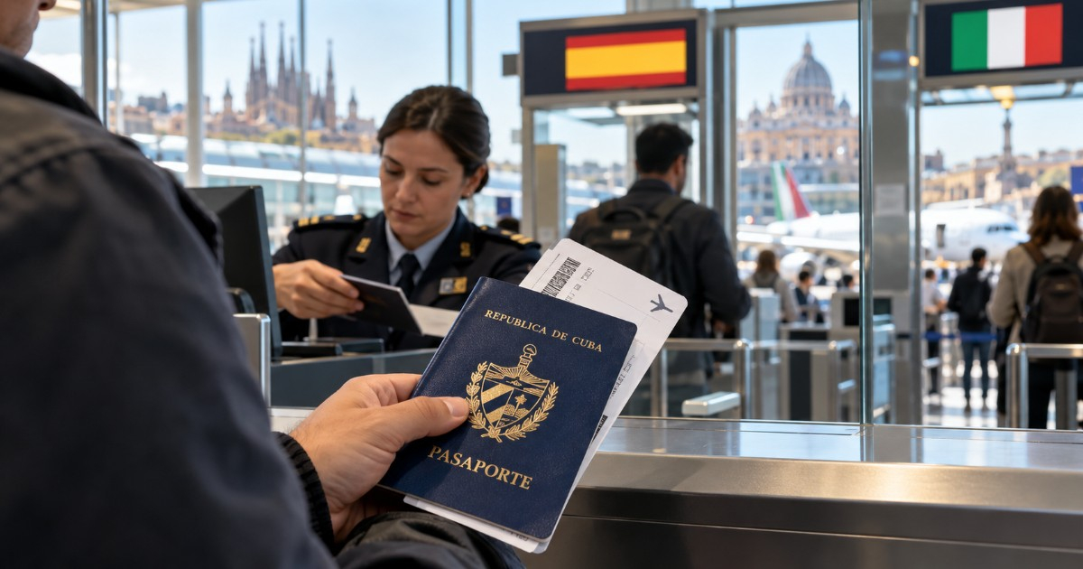 España prorroga hasta el 22 de octubre los controles fronterizos a viajeros desde Italia: qué deben saber los cubanos