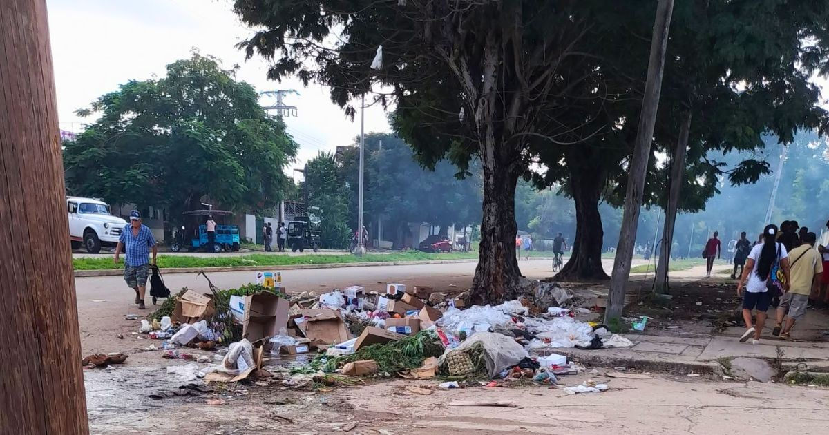 Cubana ante los basureros en La Habana: «Caminar Cuba entera ahora mismo es sentir asco»