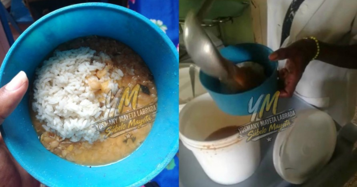 Cuatro cucharadas de arroz y un poco de chícharos: eso comen las embarazadas en el Materno Sur de Santiago… – CiberCuba