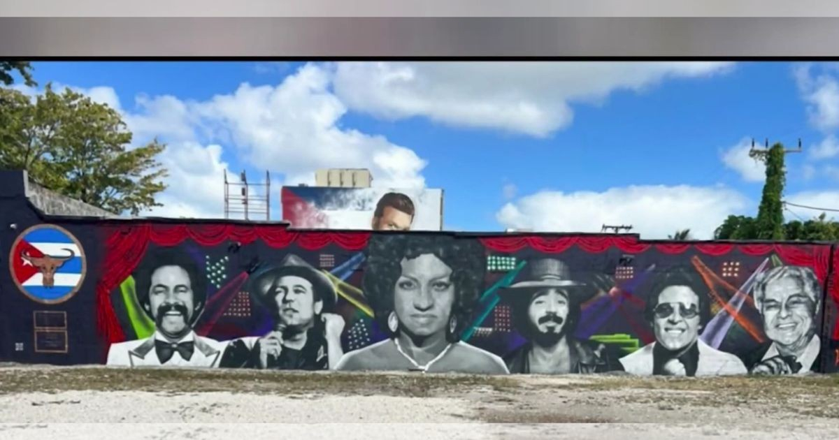 Borran el mural de Celia Cruz y otras leyendas de la salsa en la Calle Ocho