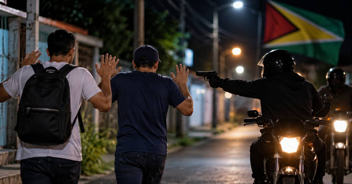 Dos cubanos son asaltados a punta de pistola en Guyana: un sospechoso resulta baleado