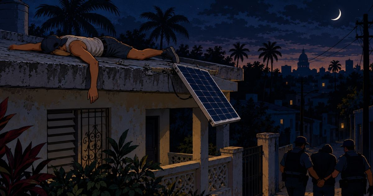 Ladrón se queda dormido en el techo de una vivienda durante un robo en Cuba – CiberCuba