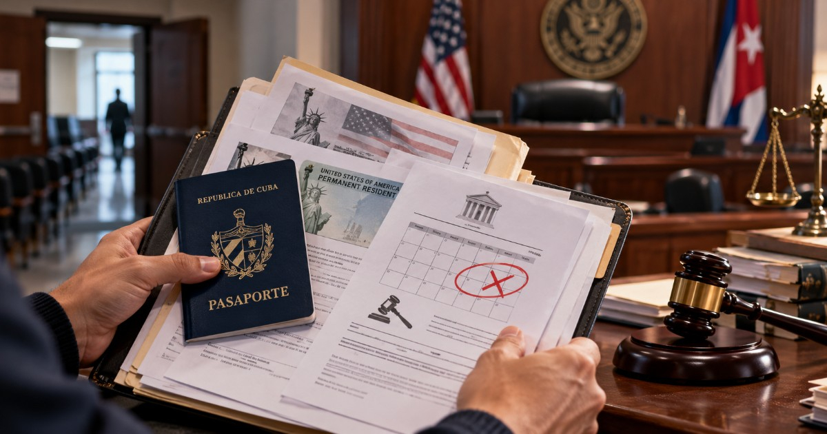 Cubanos con orden de deportación en ausencia: cómo reabrir el caso si faltaste a la corte de inmigración