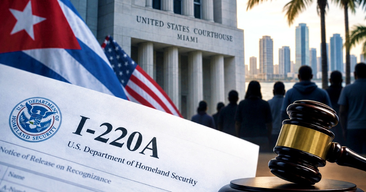 ¿Por qué el formulario I-220A no es un parole? Lo que deben saber los cubanos sobre la Ley de Ajuste