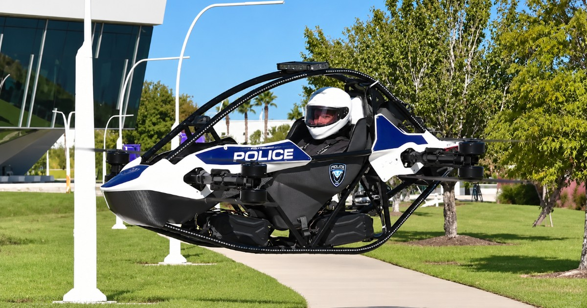 Florida presenta el primer vehículo policial volador de Estados Unidos: cuesta casi 150 mil dólares