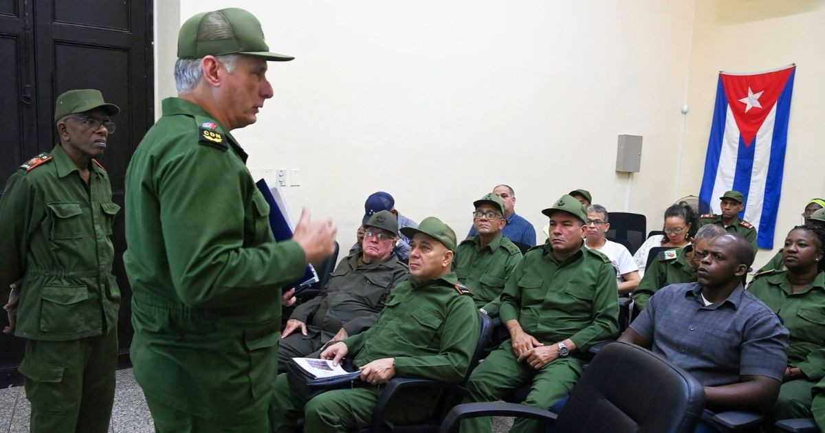 «No nos podemos cansar», dice Díaz-Canel en Los Sitios y cubanos responden en redes: «Basta de represores»