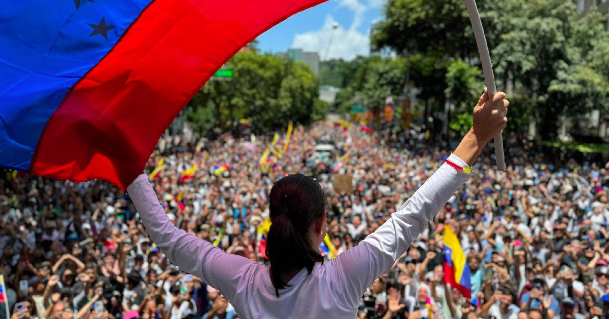 María Corina Machado regresa a Venezuela: «Estoy aquí, con ustedes»