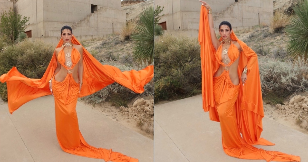 «Yo sé muy bien lo que soy»: Rachel Arderi deslumbra de naranja y lanza una indirecta con mucho filo