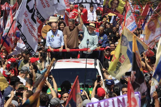 Lula cerrará campaña electoral en Sao Paulo