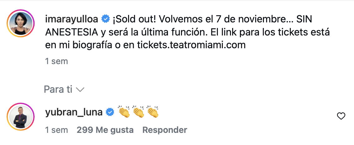 «Ella es magistral»: Así reaccionaron los ex de Imaray Ulloa tras el estreno de su comedia en Miami