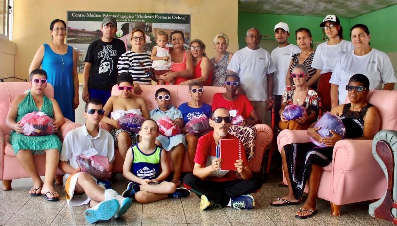 Solidaridad compartida en el Centro Médico Psicopedagógico de Holguín
