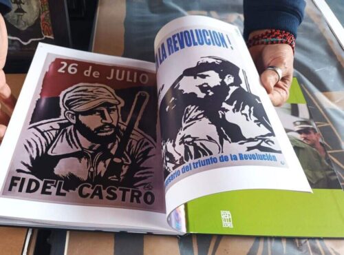 Presentan en Chile el libro gráfico Fidel cien años