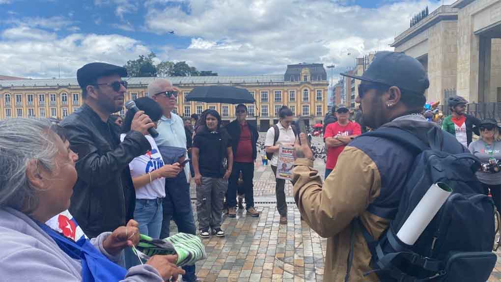 Activistas solidarios reclamaron en Colombia cese del bloqueo a Cuba
