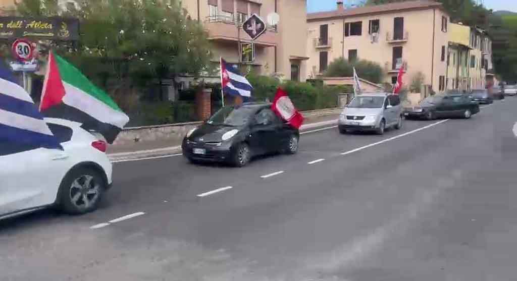 Cuba llama, Terni responde, caravana antibloqueo EEUU en Italia