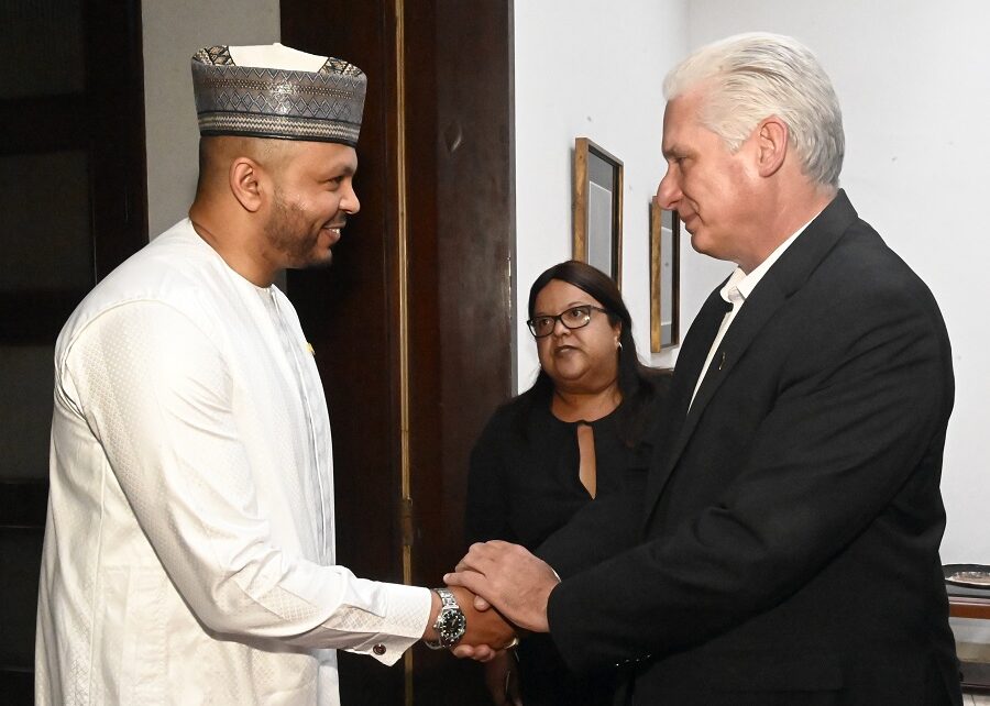 Recibe Díaz-Canel a Secretario General de la Organización de Estados de África, Caribe y Pacífico
