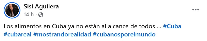 “Alimentos en Cuba ya no están al alcance de todos”: la cruda realidad que muestra una cubana